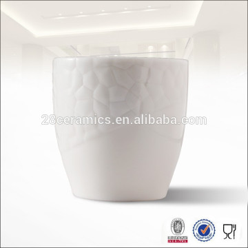 Nuevo drinkware del diseño fijó las tazas de cerámica la taza de té de la boca ancha de China de hueso